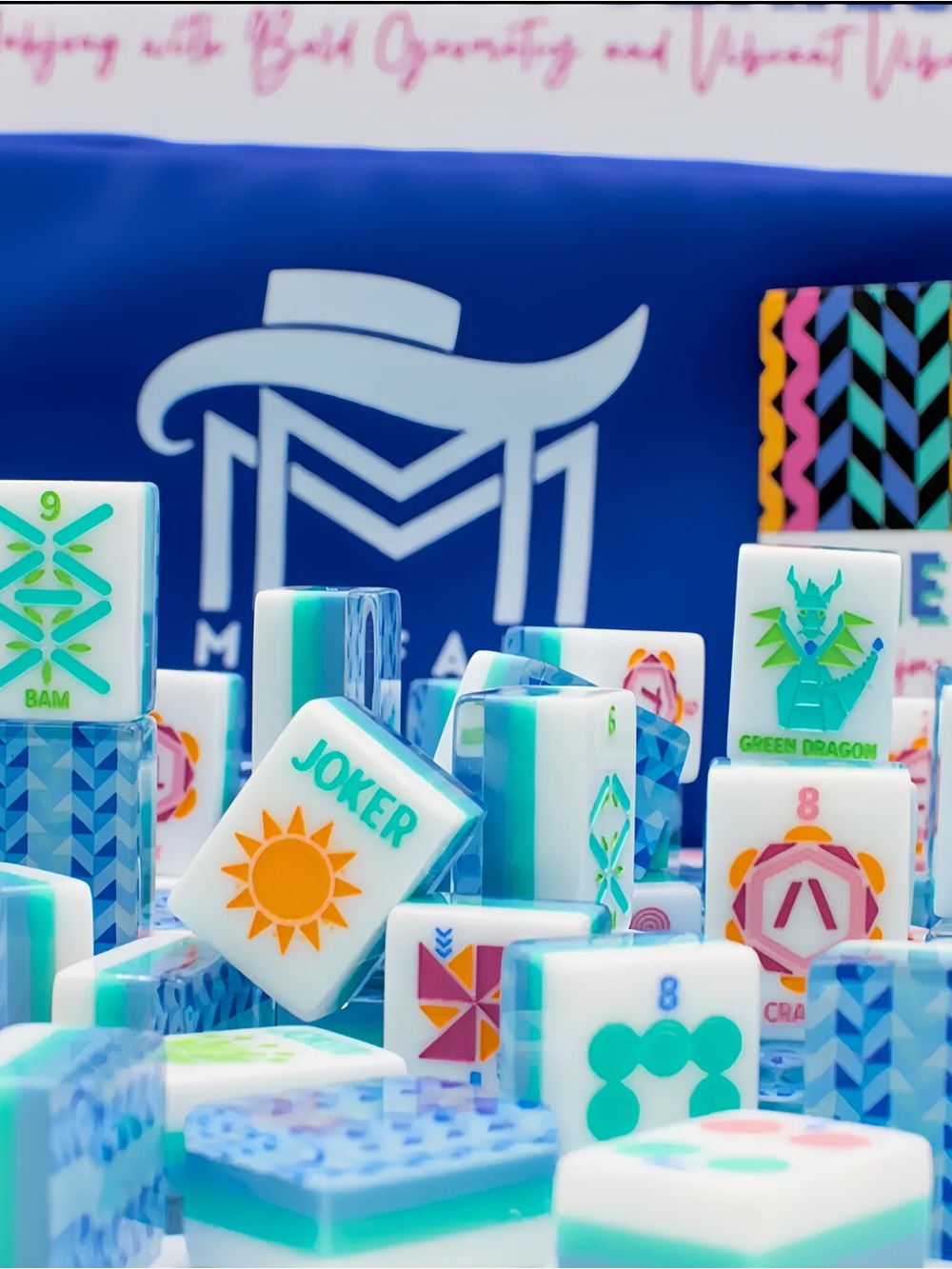 NWT! My FairMahjong Blue Prism Series Set tiles